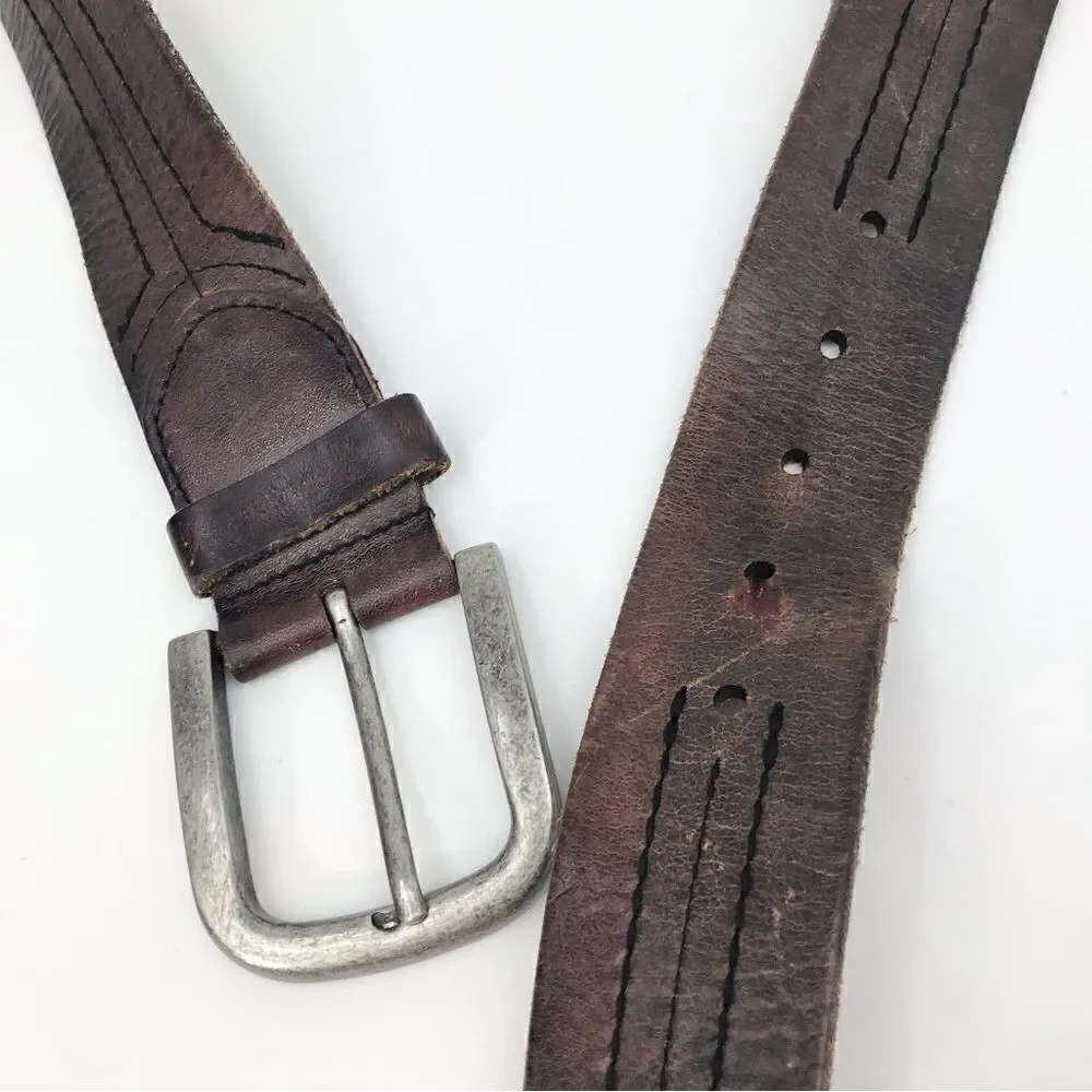 Fossil Brown Leather Belt